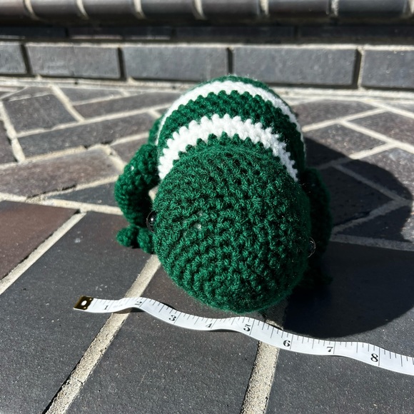 Hand Crocheted Iggy the Green & White Iguana Stuffed Animal Plushie! - Picture 12 of 16